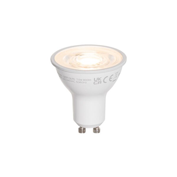Sada 5 LED žiaroviek GU10 50 mm číra 7,5 W 800 lm 3000 K - Image 2