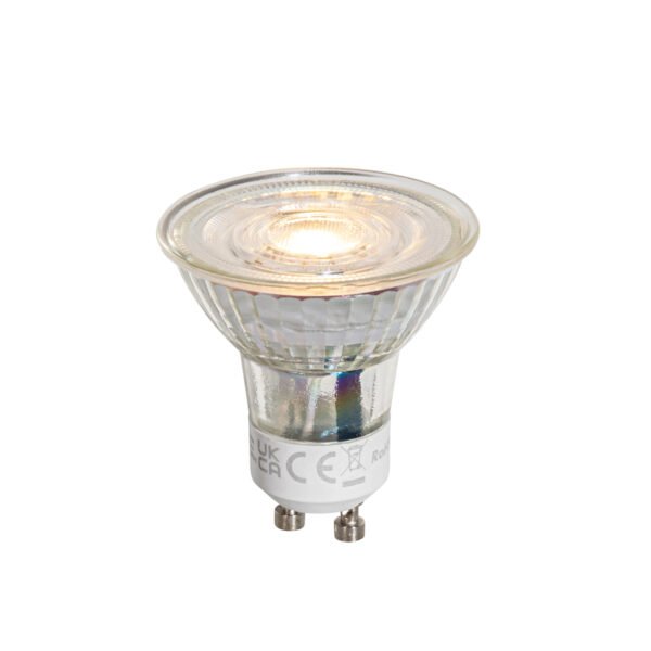 Sada 5 GU10 50 mm LED žiaroviek číra 1W 80 lm 2200K - Image 2