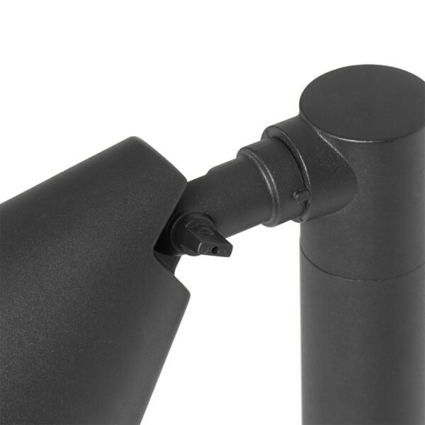 Moderný vonkajší stĺpikový svietidlo čierny 60 cm IP44 nastaviteľný - Ciara - Image 2