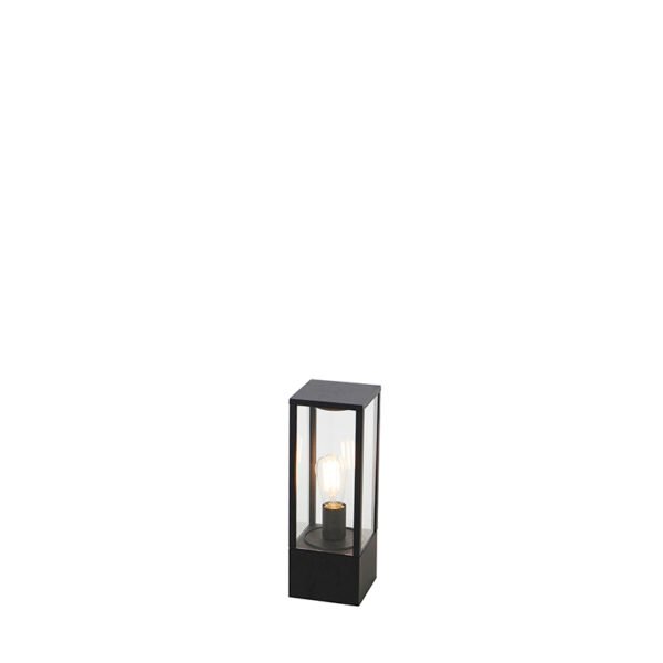 Stojaca vonkajšia lampa čierna 40 cm so zemným hrotom a káblovou žľabkou - Charlois - Image 2