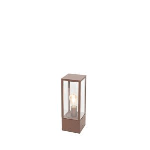 Priemyselná vonkajšia stojaca lampa hrdzavohnedá 40 cm IP44 - Charlois
