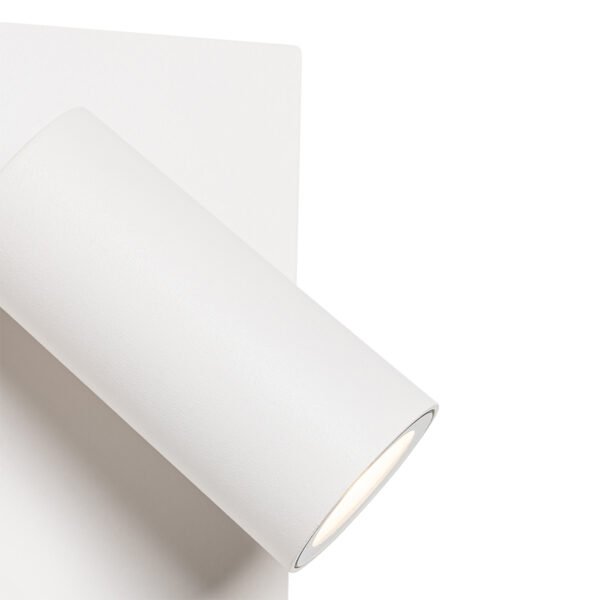 Vonkajšie nástenné svietidlo biele vrátane LED IP54 snímač pohybu - Simon - Image 2