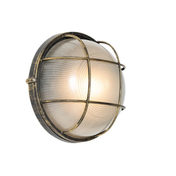 Priemyselná vonkajšia nástenná lampa staroružová IP44 - Hanneke - Image 2
