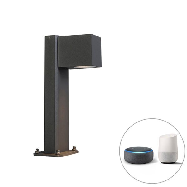 Inteligentná vonkajšia stojaca lampa antracit 30 cm IP44 vrátane Wifi GU10 - Baleno