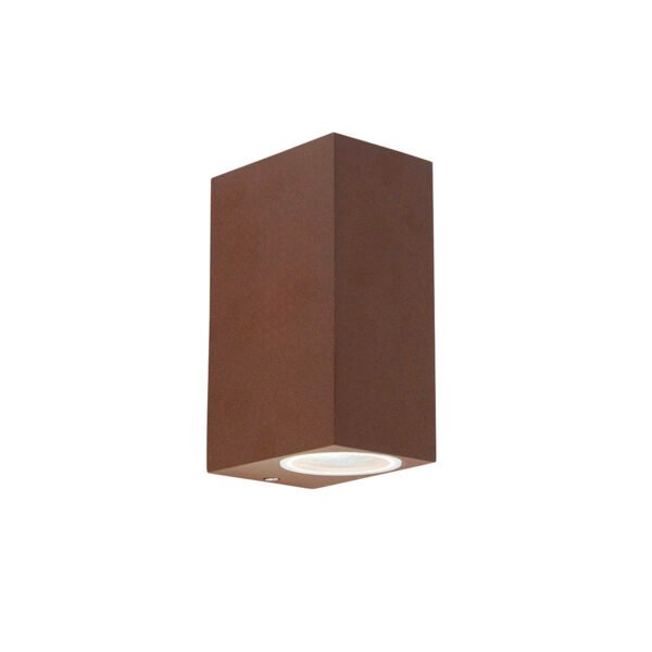 Inteligentná nástenná lampa hrdzavohnedá IP44 vrátane 2 wifi GU10 - Baleno - Image 2