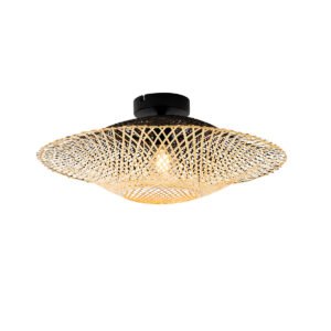 Orientálne vonkajšie stropné svietidlo bambus 50 cm IP44 - Rina