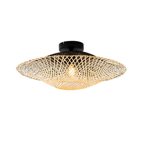 Orientálne vonkajšie stropné svietidlo bambus 50 cm IP44 - Rina