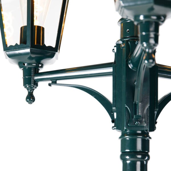 Rustikálna vonkajšia lampa tmavozelená 3-svetlo IP44 - New Orleans - Image 2
