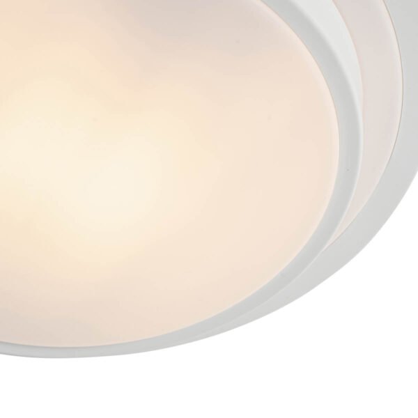 Moderné stropné svietidlo biele 25 cm IP44 - Walden - Image 2