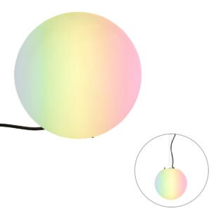 Inteligentné vonkajšie svietidlo biele 25 cm IP65 vrátane LED - Nura