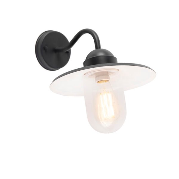 Rustikálna vonkajšia nástenná lampa tmavosivá IP44 - Kansas - Image 2