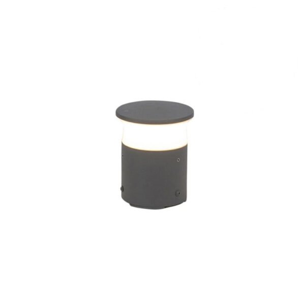 Moderná vonkajšia lampa tmavosivá 12 cm vrátane LED - Bar - Image 2