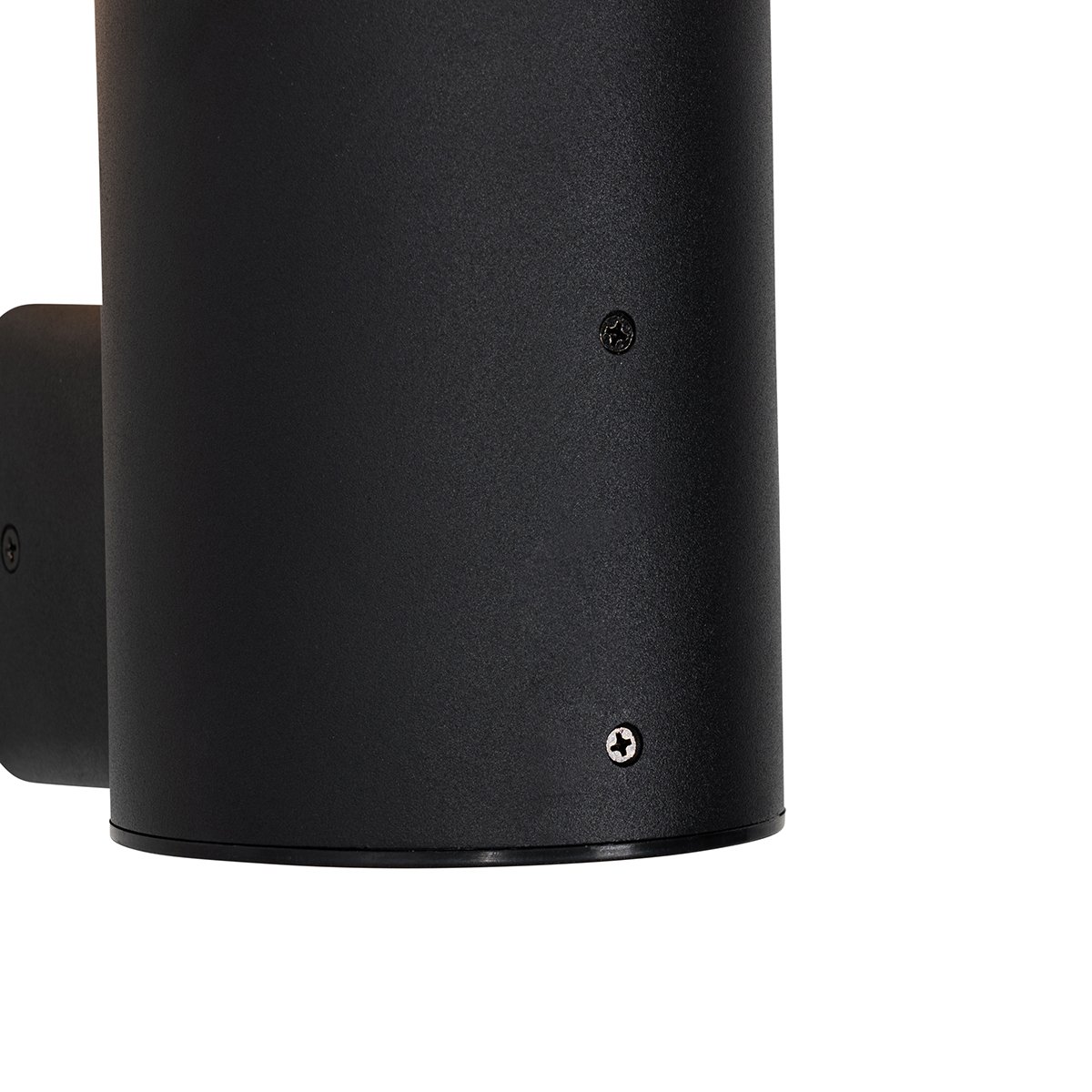 Vonkajšia nástenná lampa čierna s opálovým sklom IP44 - Huma - Image 2