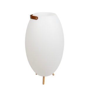 Stojacia lampa biela 72,5 cm vrátane LED a reproduktora Stmievateľná RGBW IP44 s diaľkovým ovládaním - Apolo